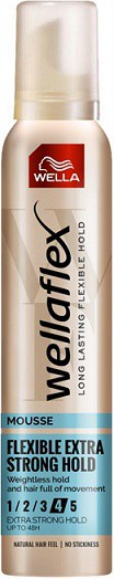 Wellaflex tužidlo Flexible extra 4/200ml | Kosmetické a dentální výrobky - Vlasové kosmetika - Laky, gely a pěnová tužidla na vlasy